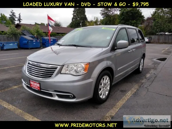 2014 CHRYSLER TOWN and COUNTRY - STOW and GO - DVD - LEATHER