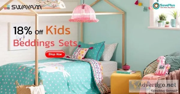 18% Off Kids Beddings Sets