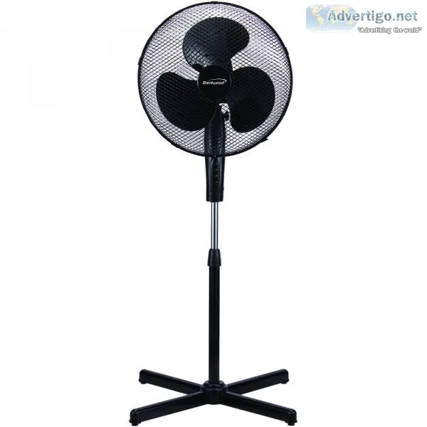 Brentwood Koolzone 16&quot Oscillating Stand Fan