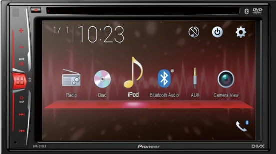 Amp and subs 2 12 s in box AVH_210EX Bluetooth DVD audio with mi