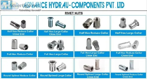 Uses of Rivets Nuts and It s Types