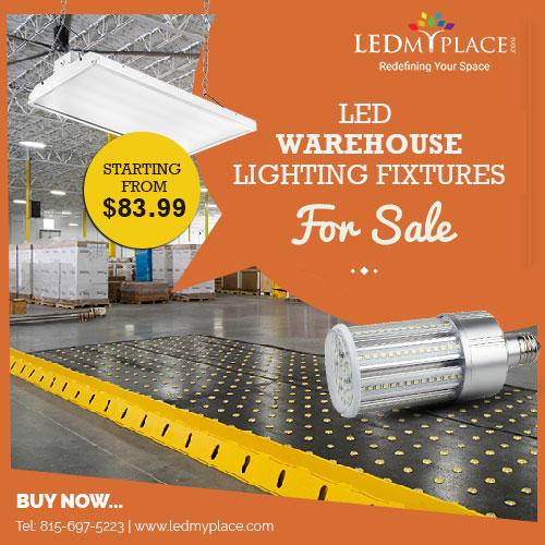 Order Now LED Warehouse Lighting Fixtures at Low Price