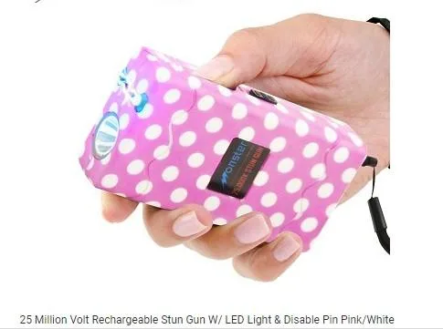 Polka dot stun gun