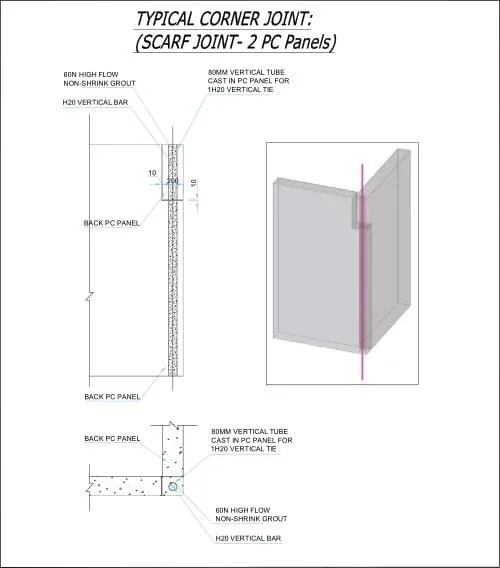 Precast Panel Detailing in Sydney