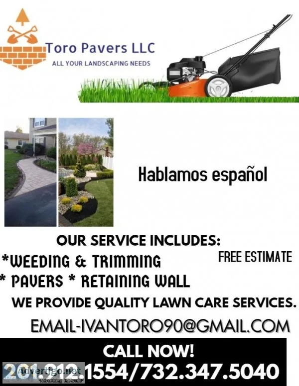 pavers and landscaping