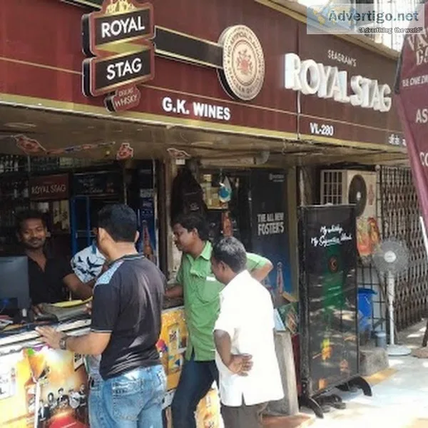 Whisky  Scotch  Black Label  Beer  GK wines in Malad
