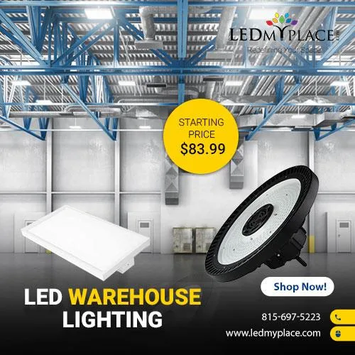 Buy LED Warehouse Lighting with Motion Sensor