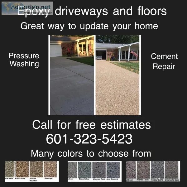 Epoxy driveways and floors
