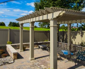 Pergola kits & parts in 3 colors