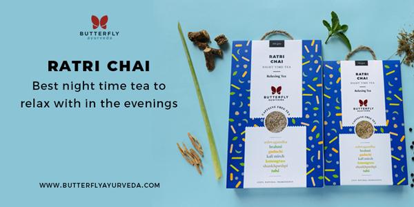 Ratri Chai - a relaxing herbal infusion that calms your mind and