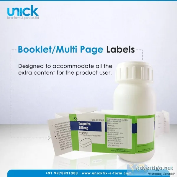 Capture the Attention to Your Products with Booklet Labels