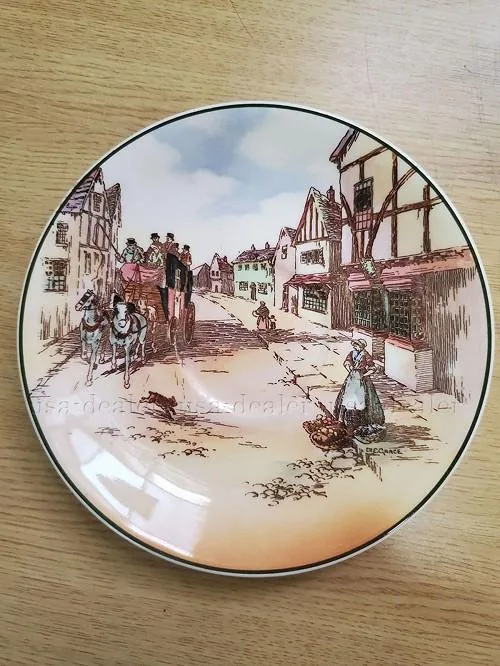 ROYAL DOULTON OLD ENGLISH COACHING SCENES SERIES WARE PLATE - D6