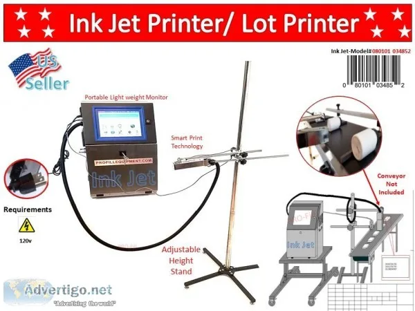 Ink Jet Printer  Lot Code Printer