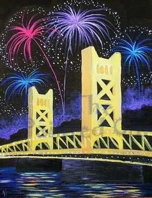 Sacramento Studio 711 Tower Bridge Fireworks  Ages 21 and up