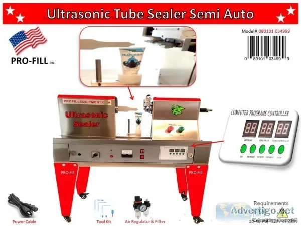 Ultrasonic Tube Sealer Semi-Auto