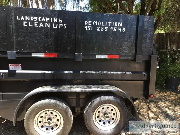 Landscaping Demolitions Hauling clean ups and more