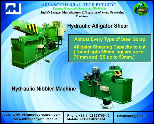 Shearing Machine for Pipe Angle And Iron Scrap Cutting