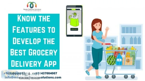 On-demand grocery delivery app