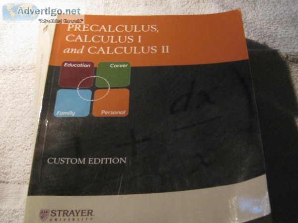 PRECALCULUS CALCULUS I and CALCULUS II