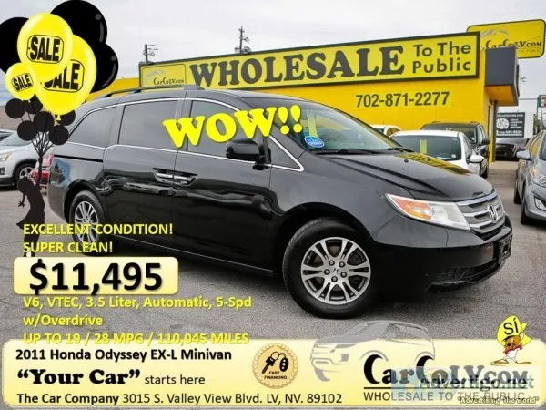 2011 Honda Odyssey EX-L Minivan 4D