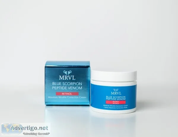 Blue scorpion anti-aging skin care