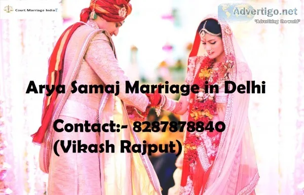 Find the best arya samaj marriage in delhi