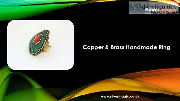 Copper and Brass Handmade Ring