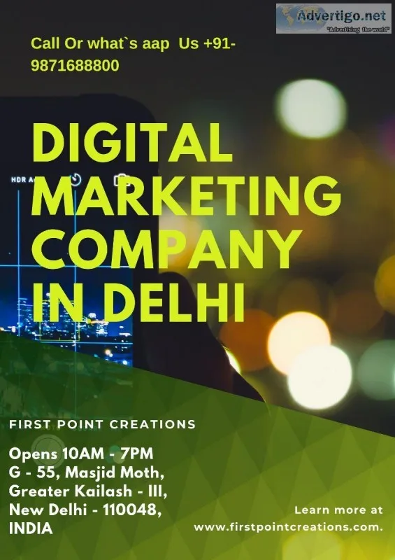 Digital marketing company in Delhi Help For Sales