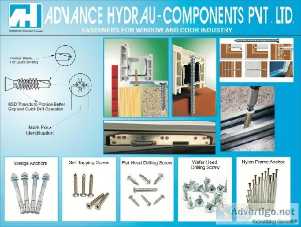 Fasteners for Window and Door Industry