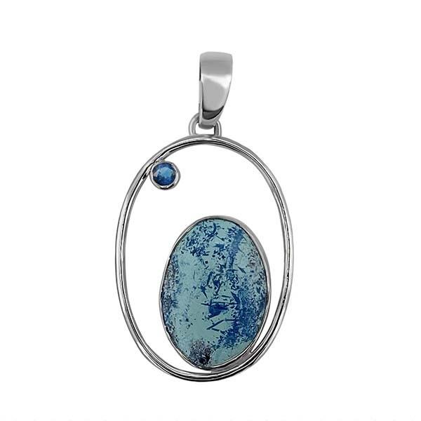 Shattuckite Pendant