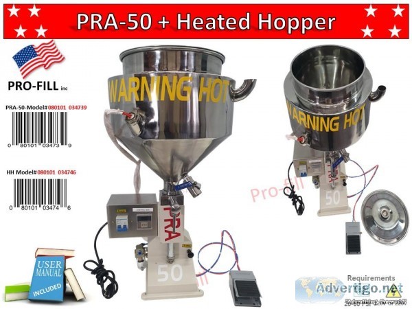 PRA-50  Heated Hopper