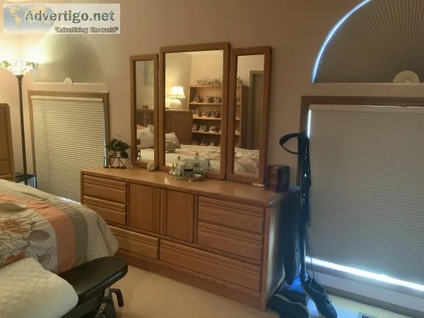 Dresser and QUEEN size headboard