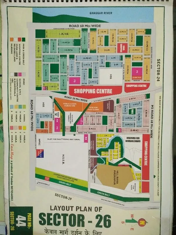 1 K PLOT AVAILABLE FOR SALE SECTOR 26 PKL