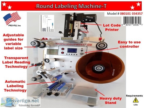 Round Labeling Machine-T