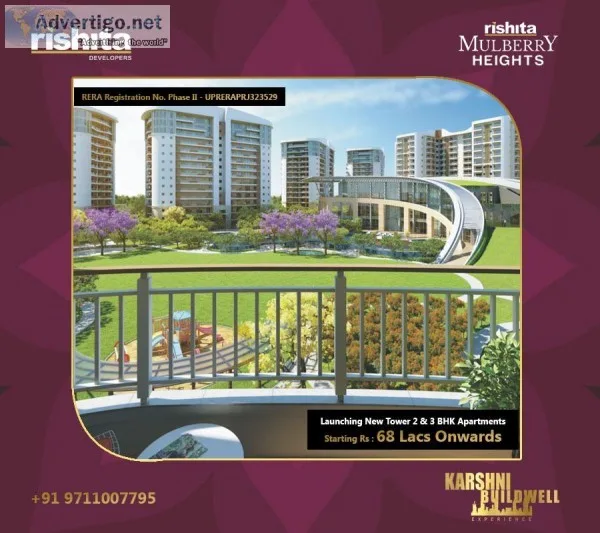 Rishita Mulberry Heights Phase II  2 and 3 BHK Apartments