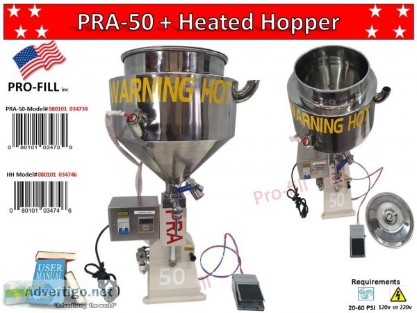PRA-50  Heated Hopper