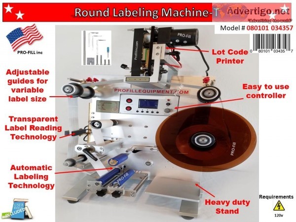 Round Labeling Machine-T