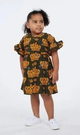 Joba African Print Dress - Kids