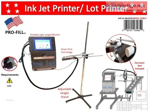 Ink Jet Printer  Lot Code Printer