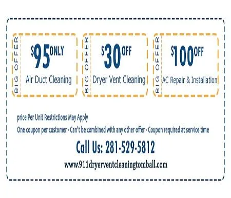 911 Dryer Vent Cleaning Tomball TX