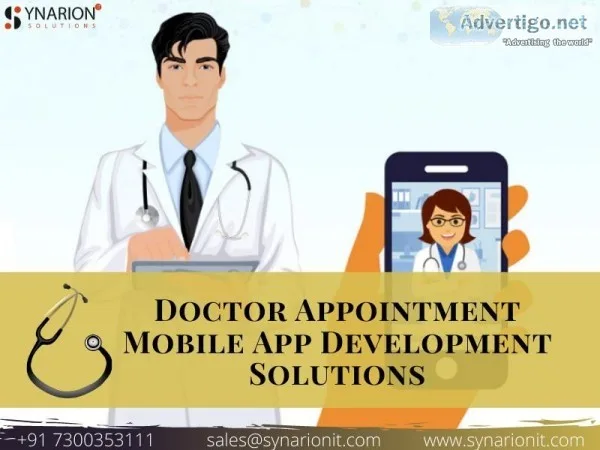 Looking For Doctor Appointment Mobile App Development Solutions