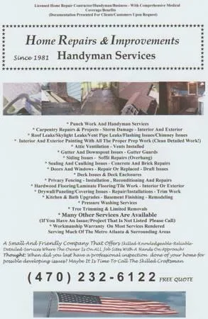 Residential Repairs and Improvements 470- 2 3 2 - 6 1 2 2