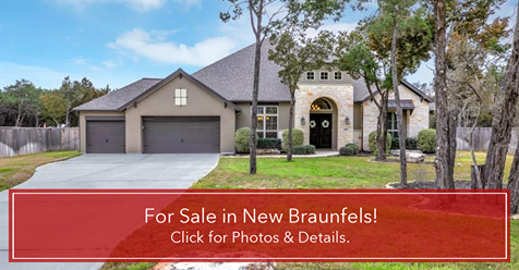 Home for Sale in New Braunfels TX