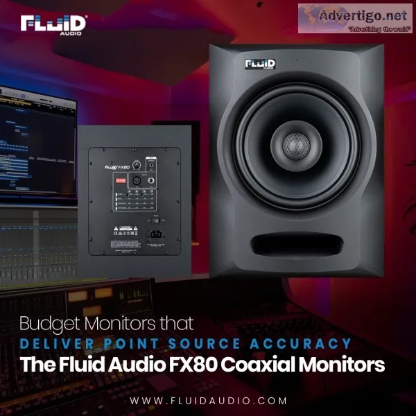 Fluid Audio FX80 Coaxial Monitors