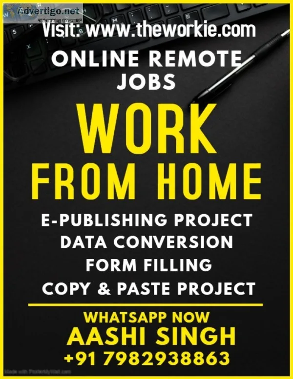 Genuine full time/part time jobs at home