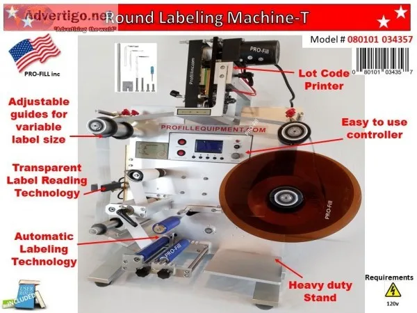 Round Labeling Machine-T