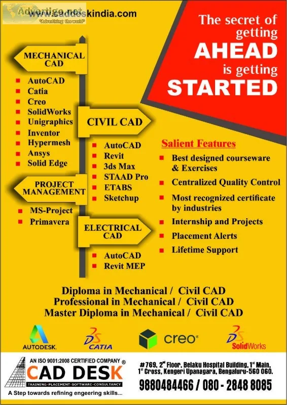 CAD DESK Kengeri &ndash offers training on  autocad