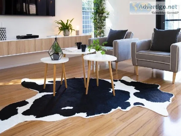 Cow hide rug