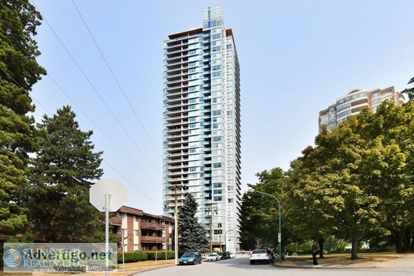 Metrotown 2 Bed 2 Bath Condo w Air Cond and Balcony  Aldynne