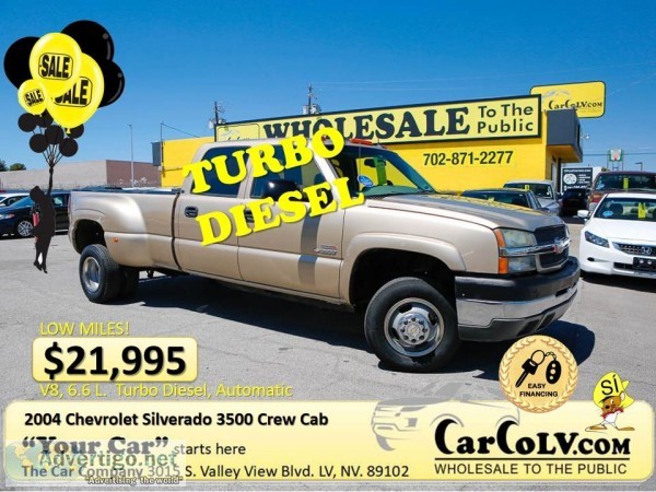 2004 Chevrolet Silverado 3500 Crew Cab LT Pickup 4D 8 ft